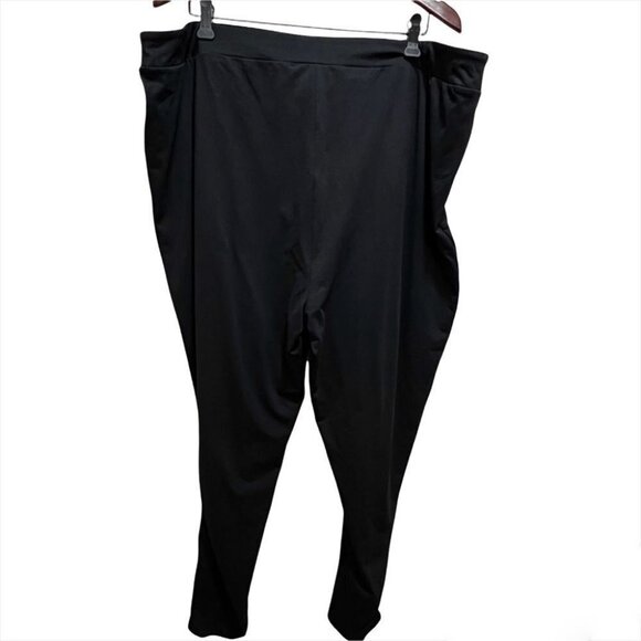 SIZE 20 Addition Elle Nadia Aboulhosn Love & Legend Black Zipper  Leggings - Picture 6 of 10